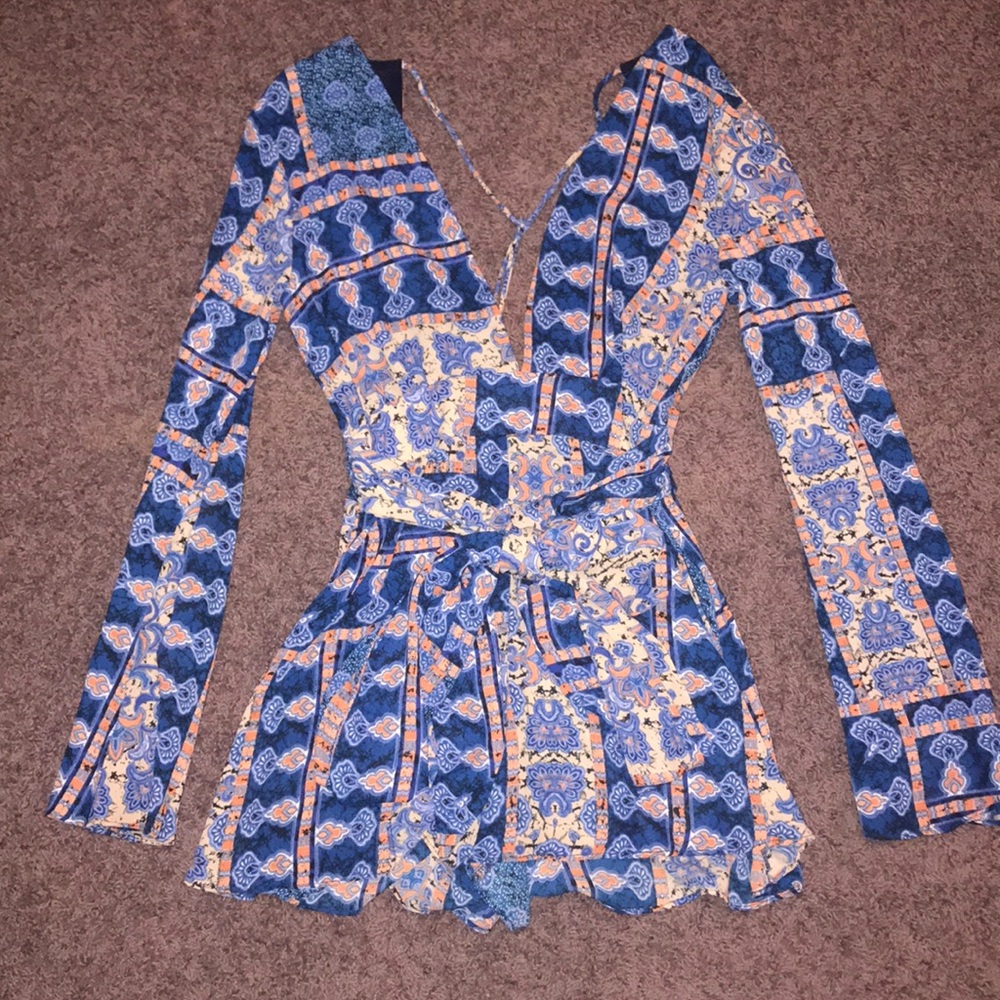 Long sleeve romper